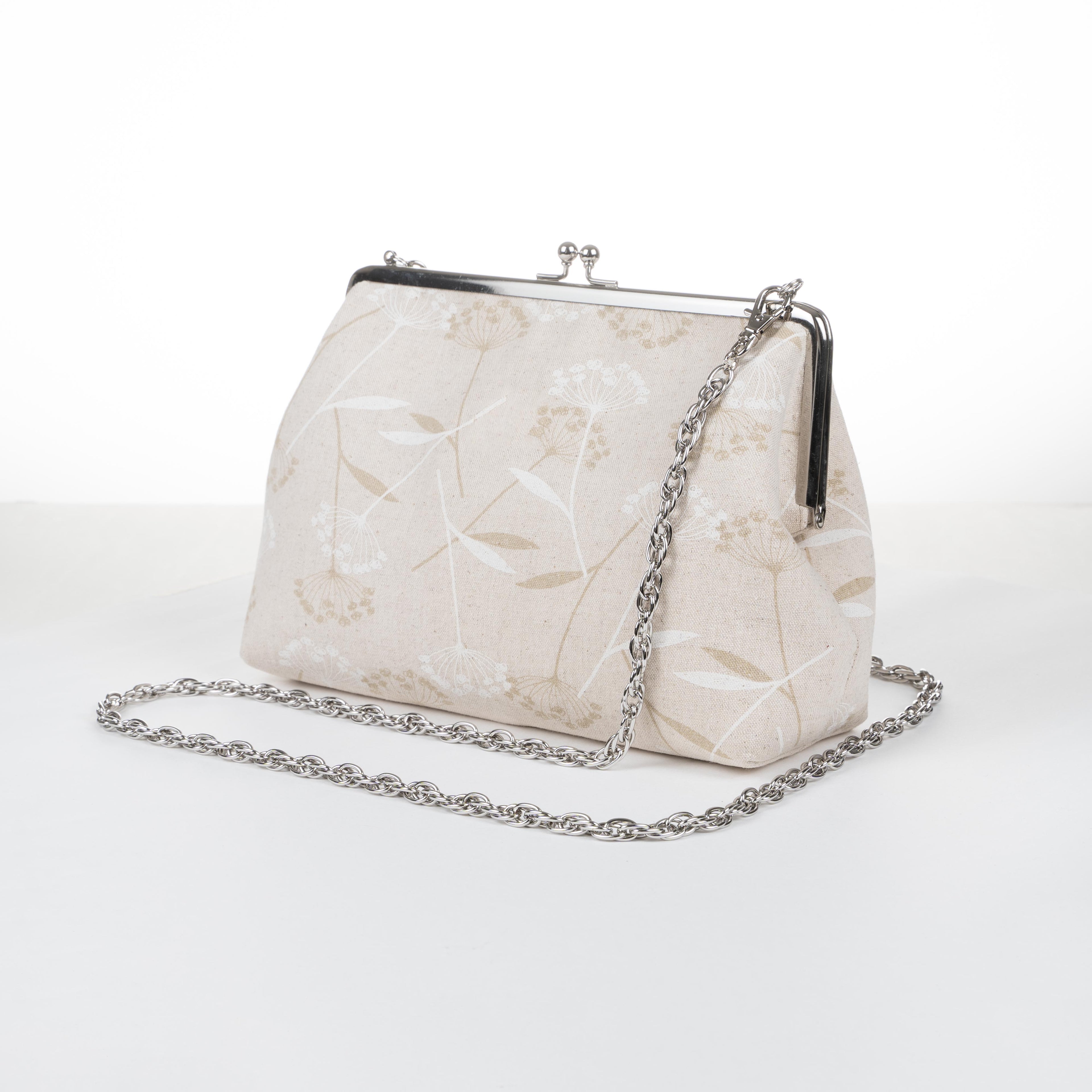 Kisslock Purse - Cotton - Floral
