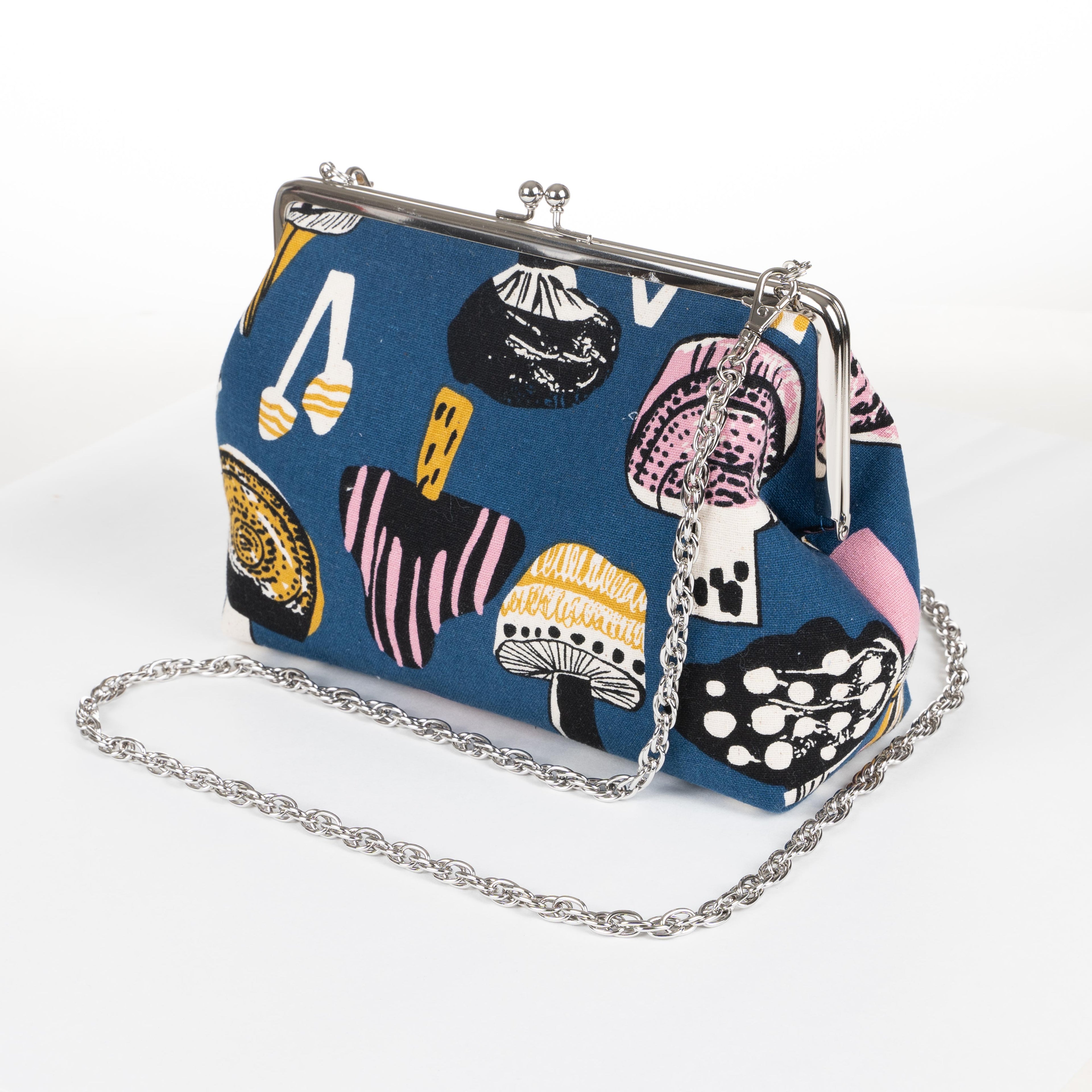 Kisslock Purse - Cotton - Floral