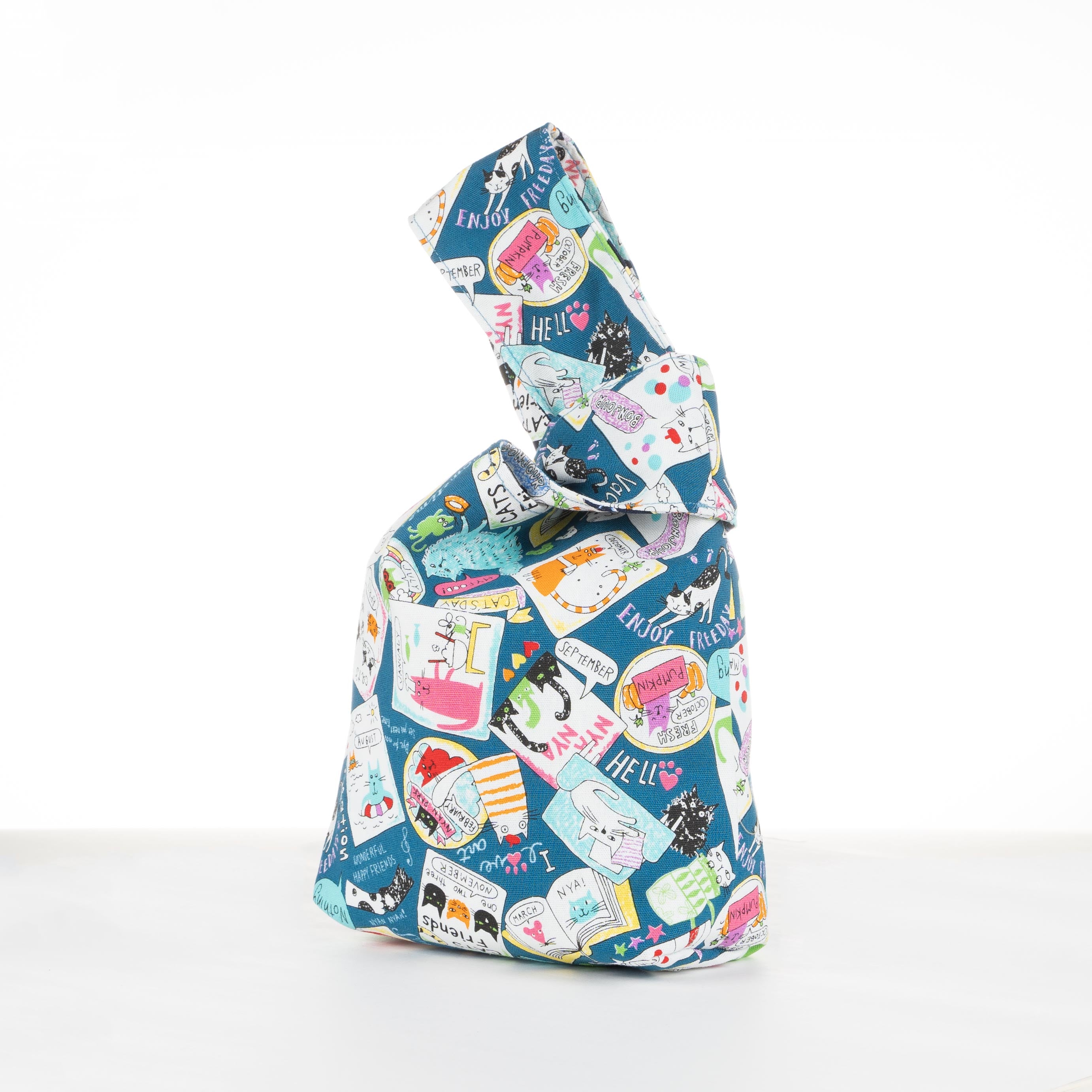 Japanese Knot Bag - Cotton - Cute Pets
