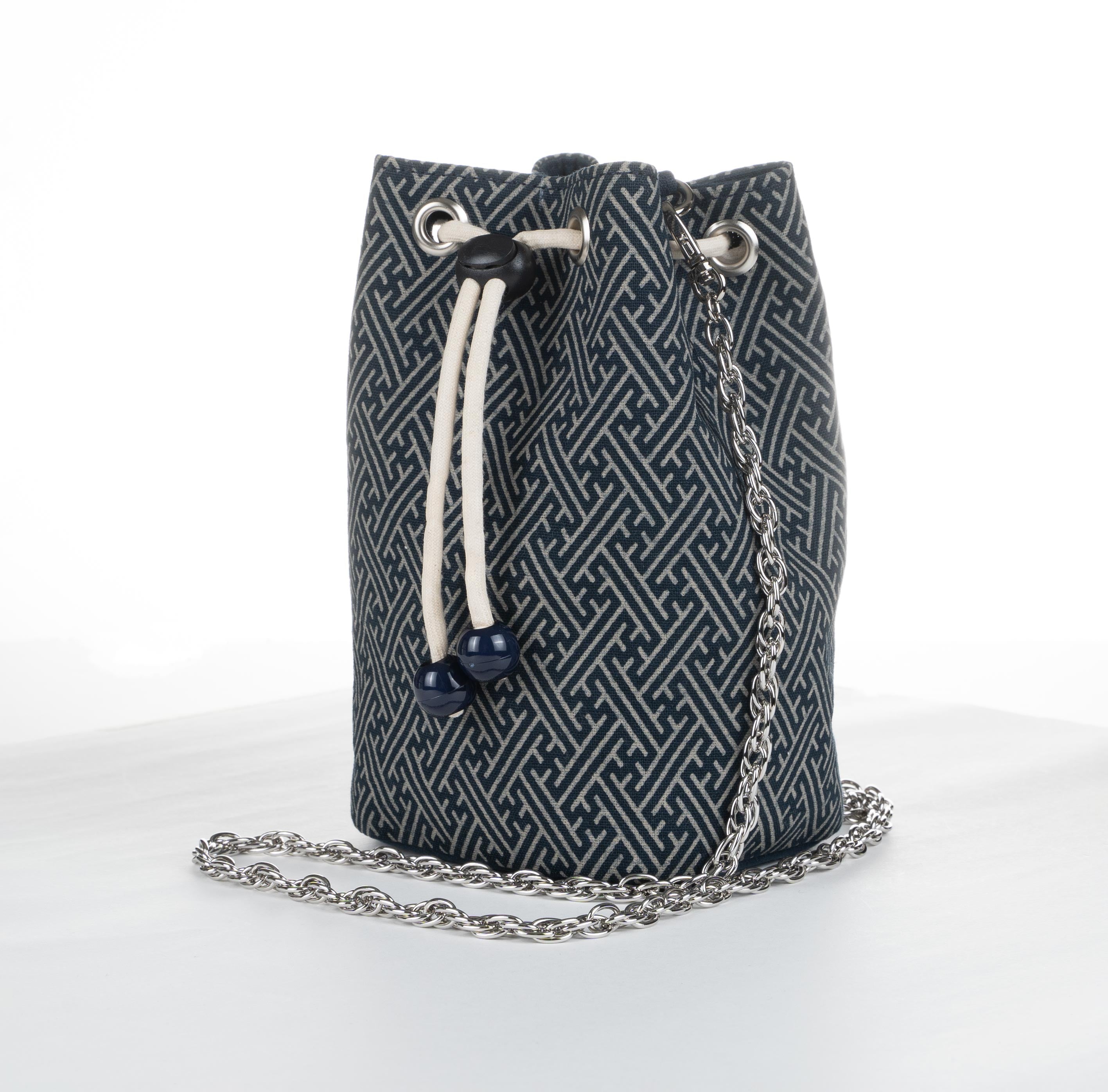 Bucket Bag - Cotton - Traditional Pattern