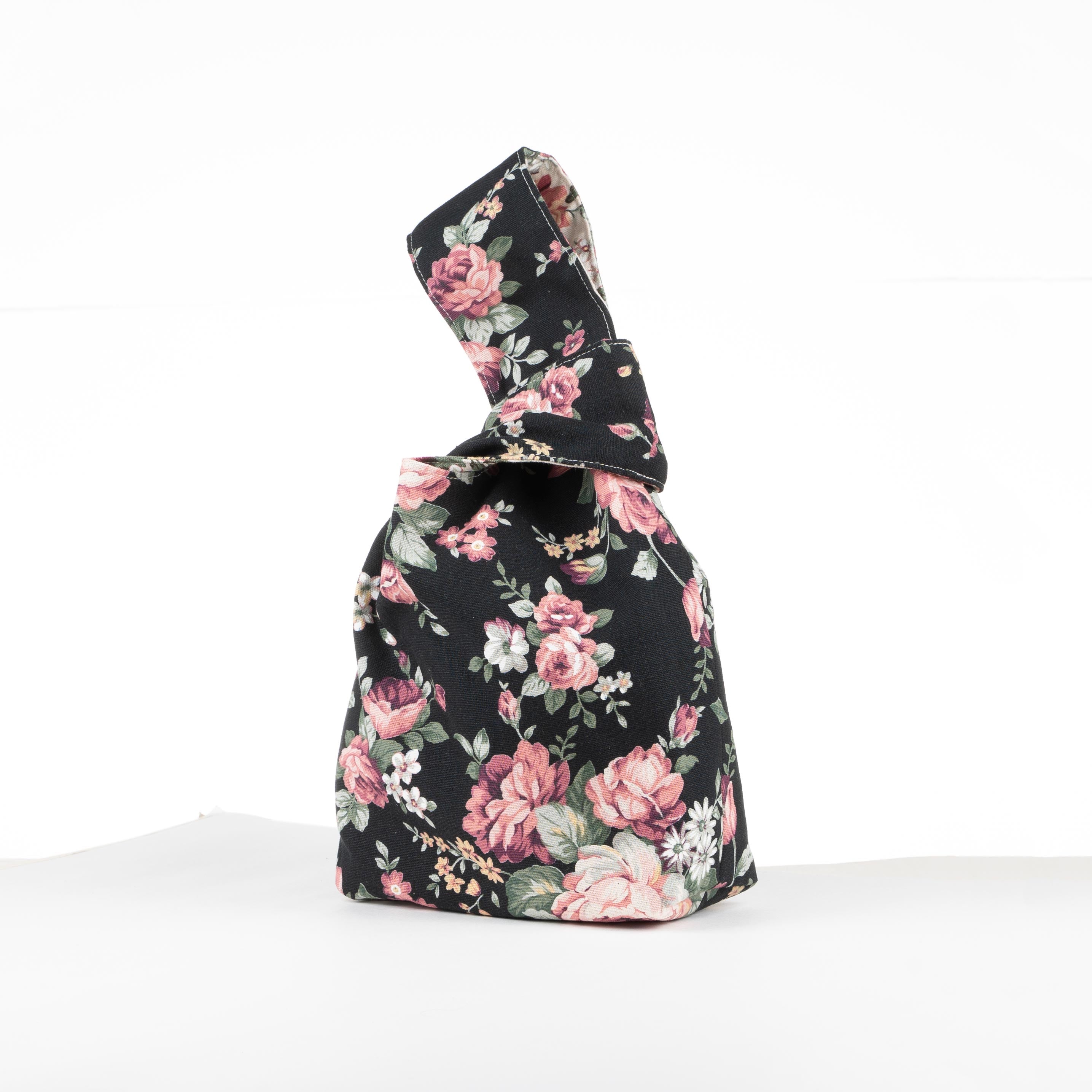 Japanese Knot Bag - Cotton - Floral