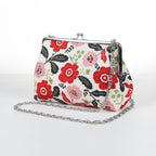 Kisslock Purse - Cotton - Floral