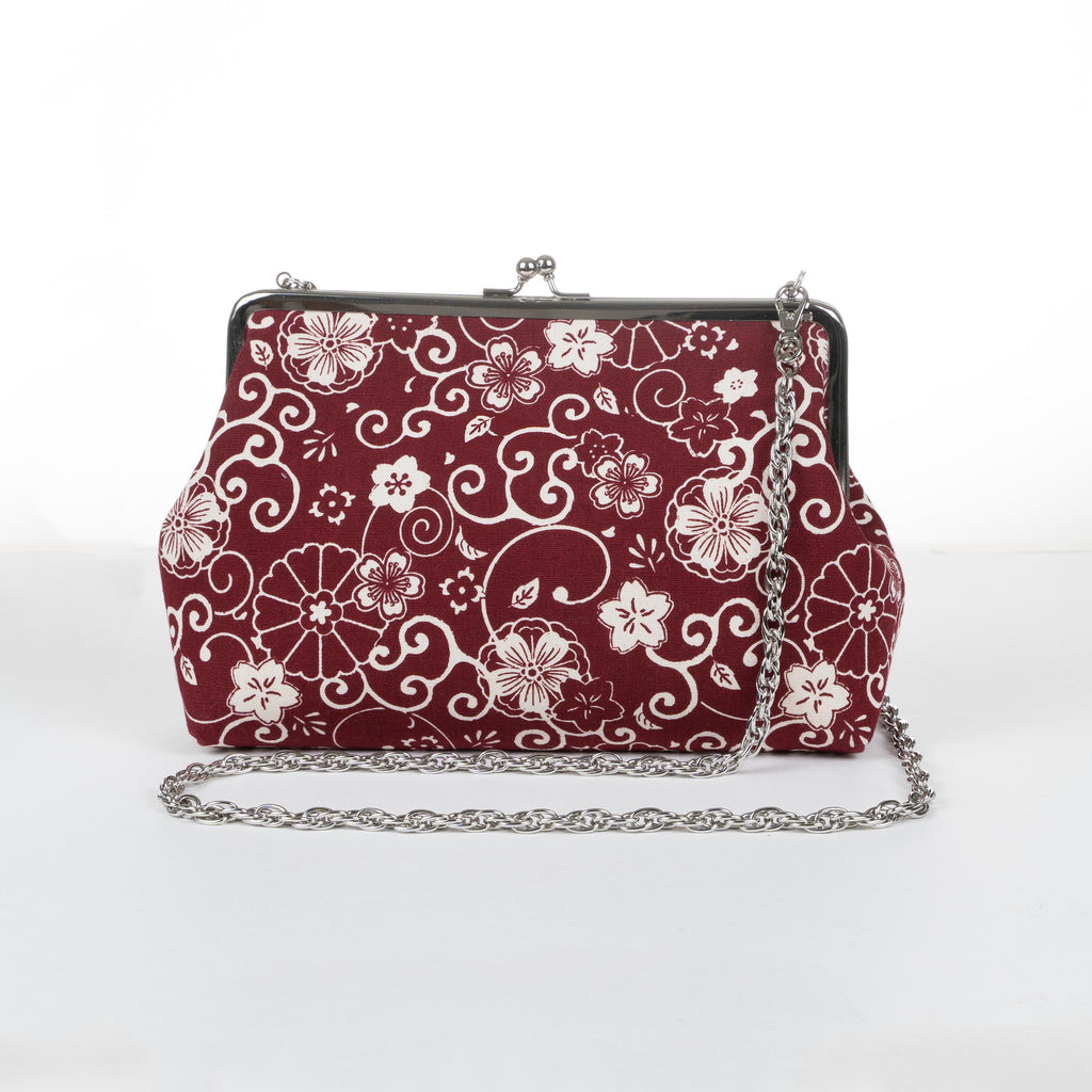 Kisslock Purse - Cotton - Traditional Pattern