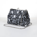 Kisslock Purse - Cotton - Floral