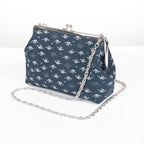 Kisslock Purse - Cotton - Traditional Pattern