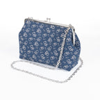 Kisslock Purse - Cotton - Traditional Pattern