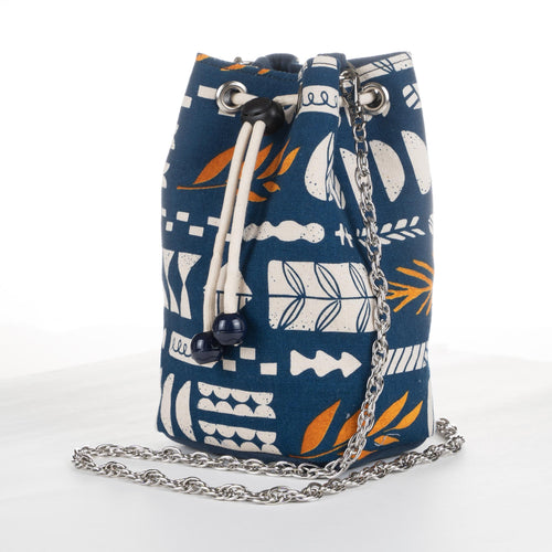 Bucket Bag - Cotton - Dots and Stripes