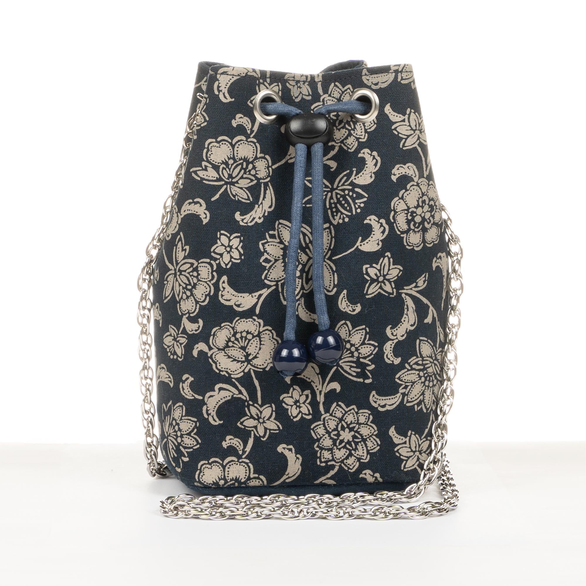 Bucket Bag - Cotton - Traditional Pattern