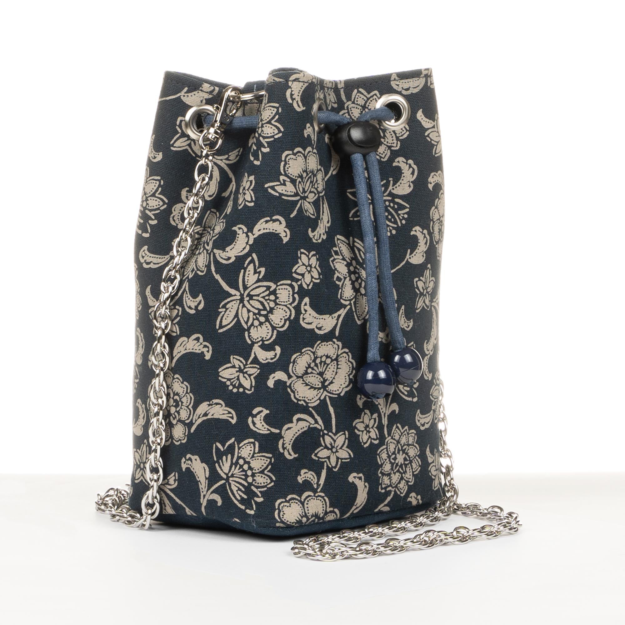 Bucket Bag - Cotton - Traditional Pattern