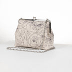 Kisslock Purse - Cotton - Floral