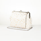 Kisslock Purse - Cotton - Golden Brocade