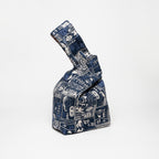 Japanese Knot Bag - Cotton - Traditional Pattern