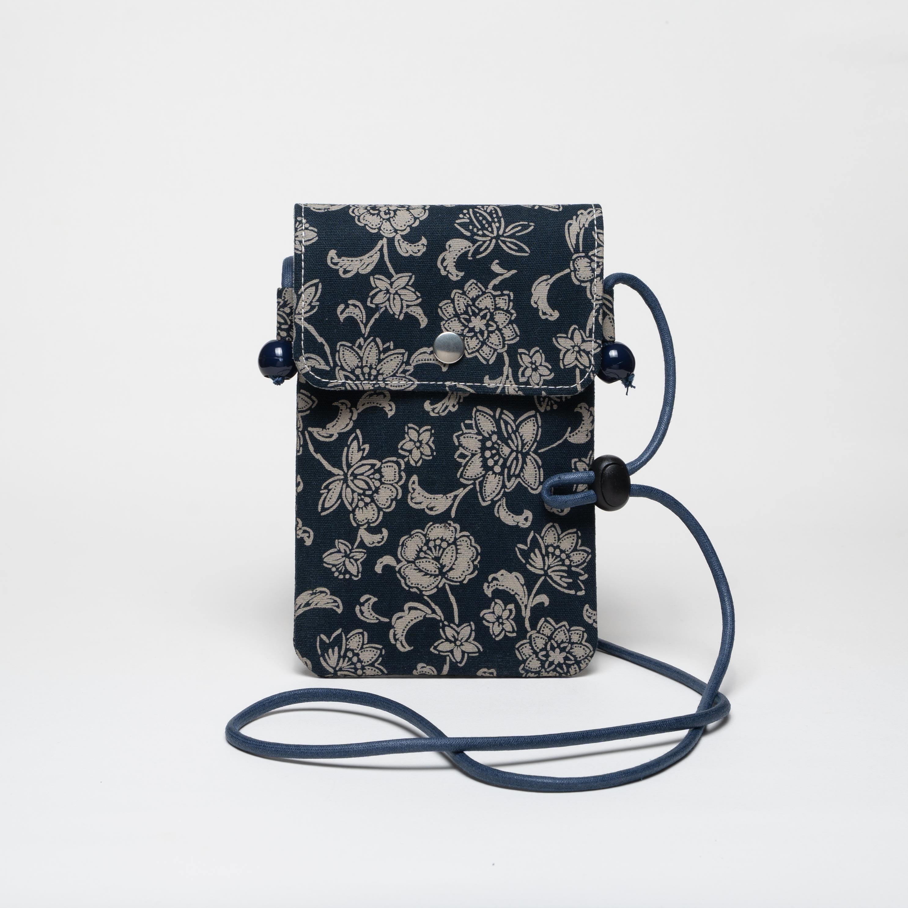 Phone Bag (Slim) - Cotton - Traditional Pattern