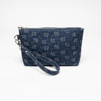 Wristlet Pouch - Cotton - Traditional Pattern