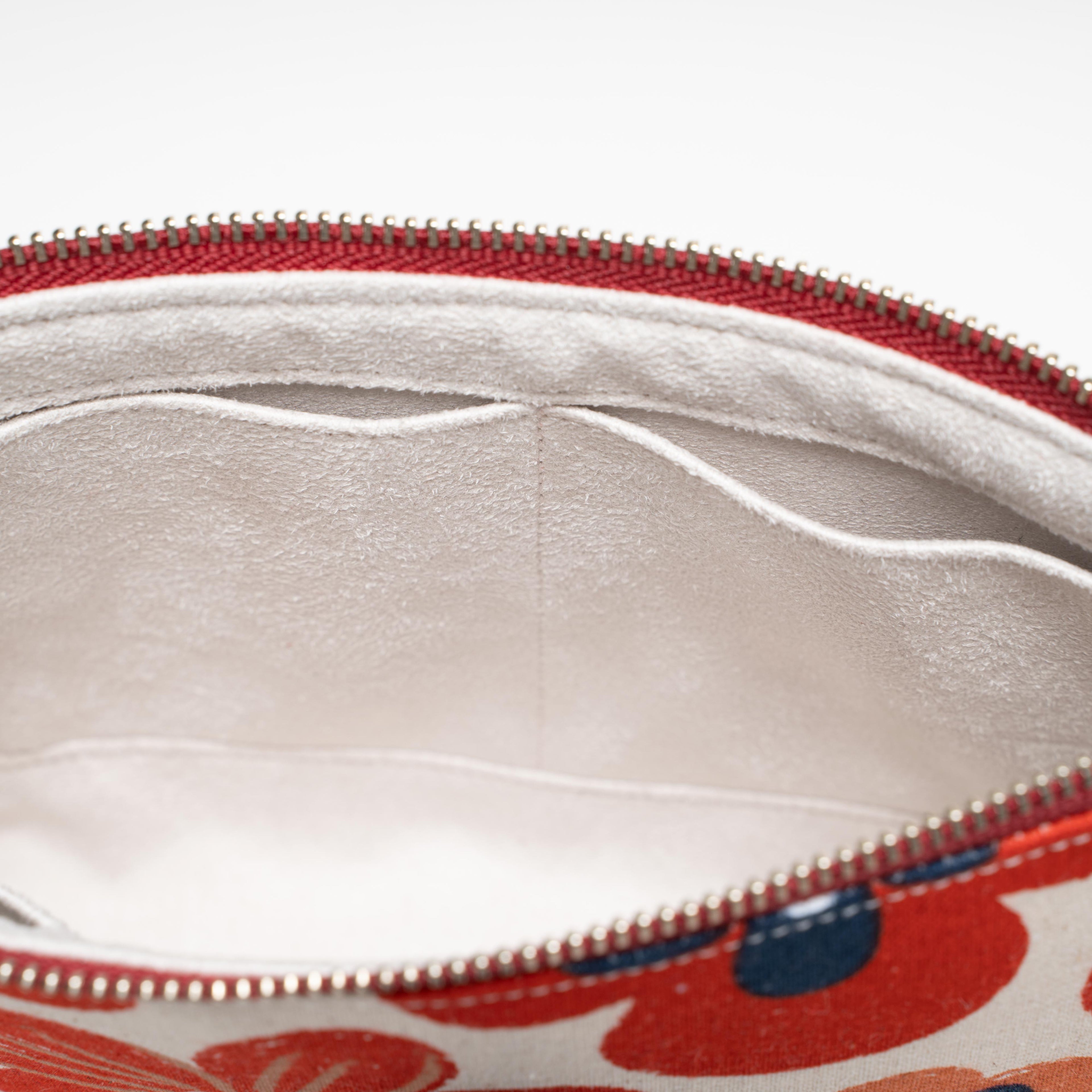 Wristlet Pouch - Cotton - Traditional Pattern