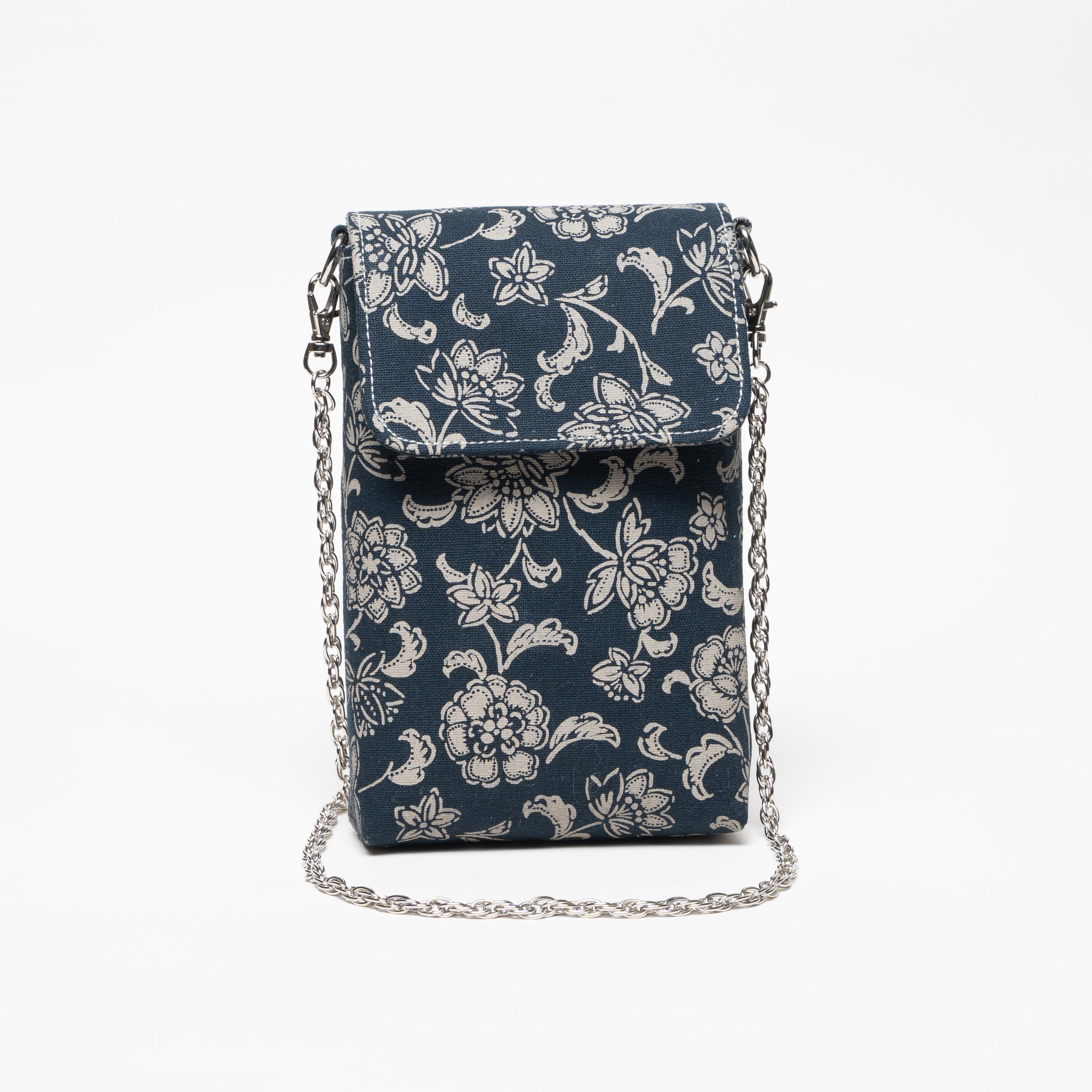 Luxury Phone Bag - Cotton - Traditional Pattern
