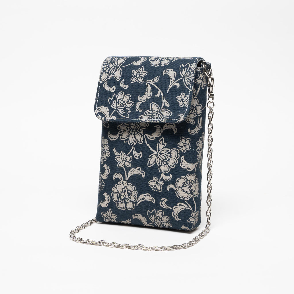 Luxury Phone Bag - Cotton - Traditional Pattern