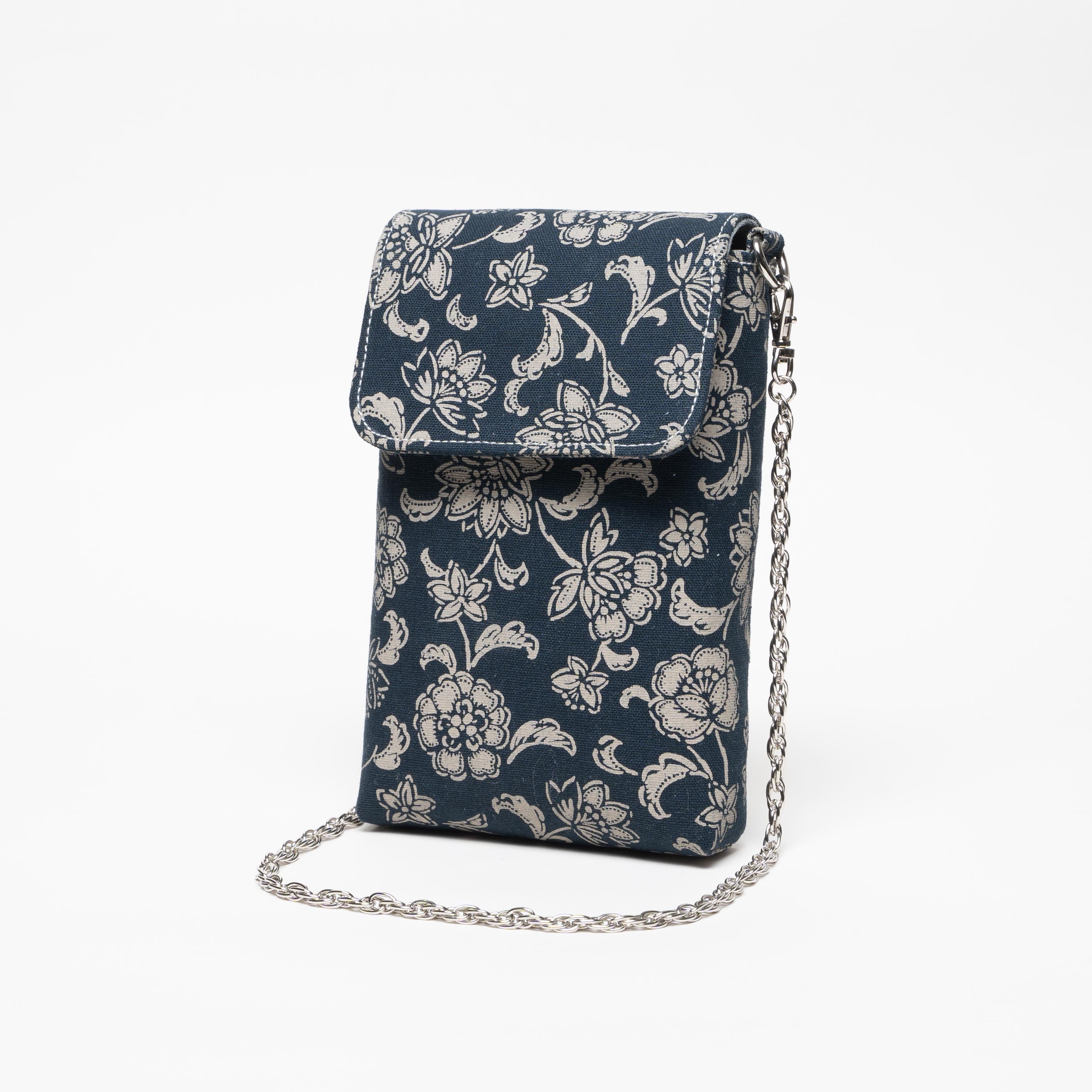 Luxury Phone Bag - Cotton - Traditional Pattern
