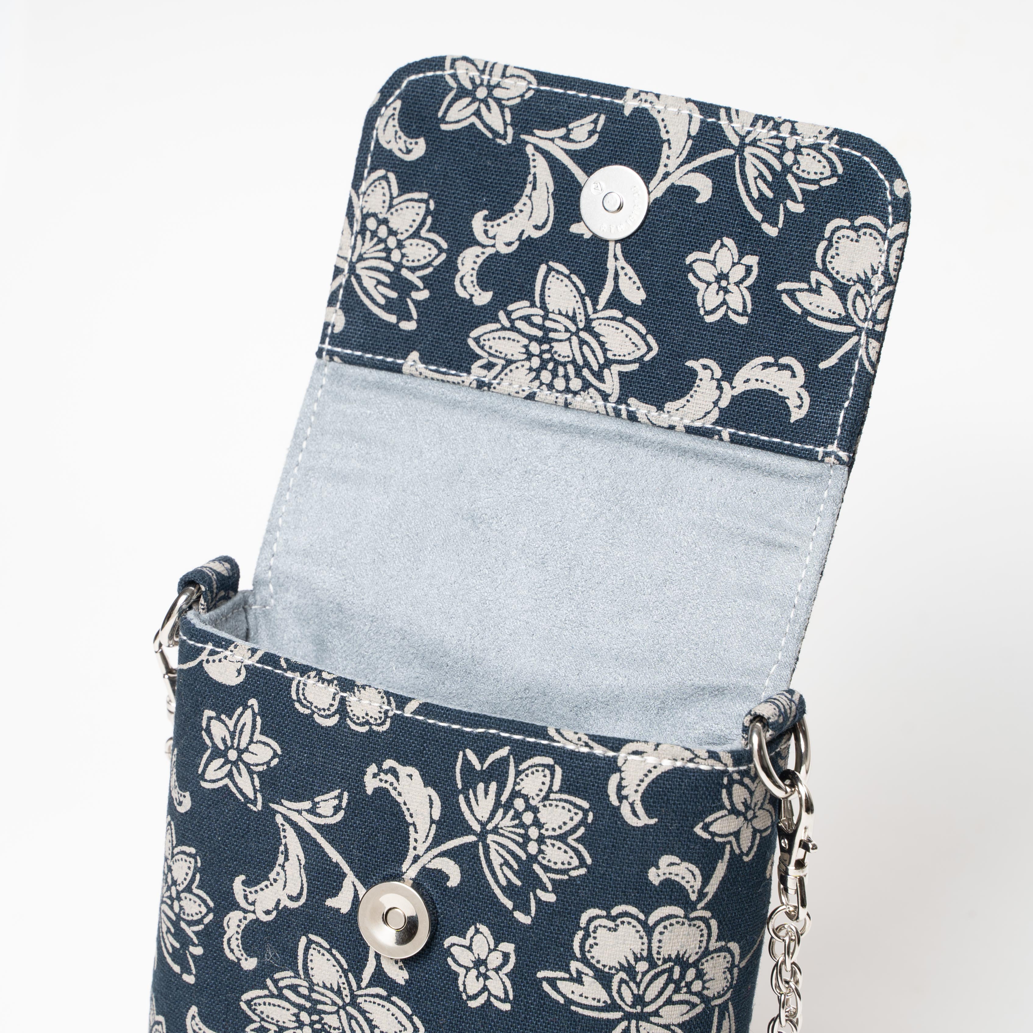 Luxury Phone Bag - Cotton - Traditional Pattern
