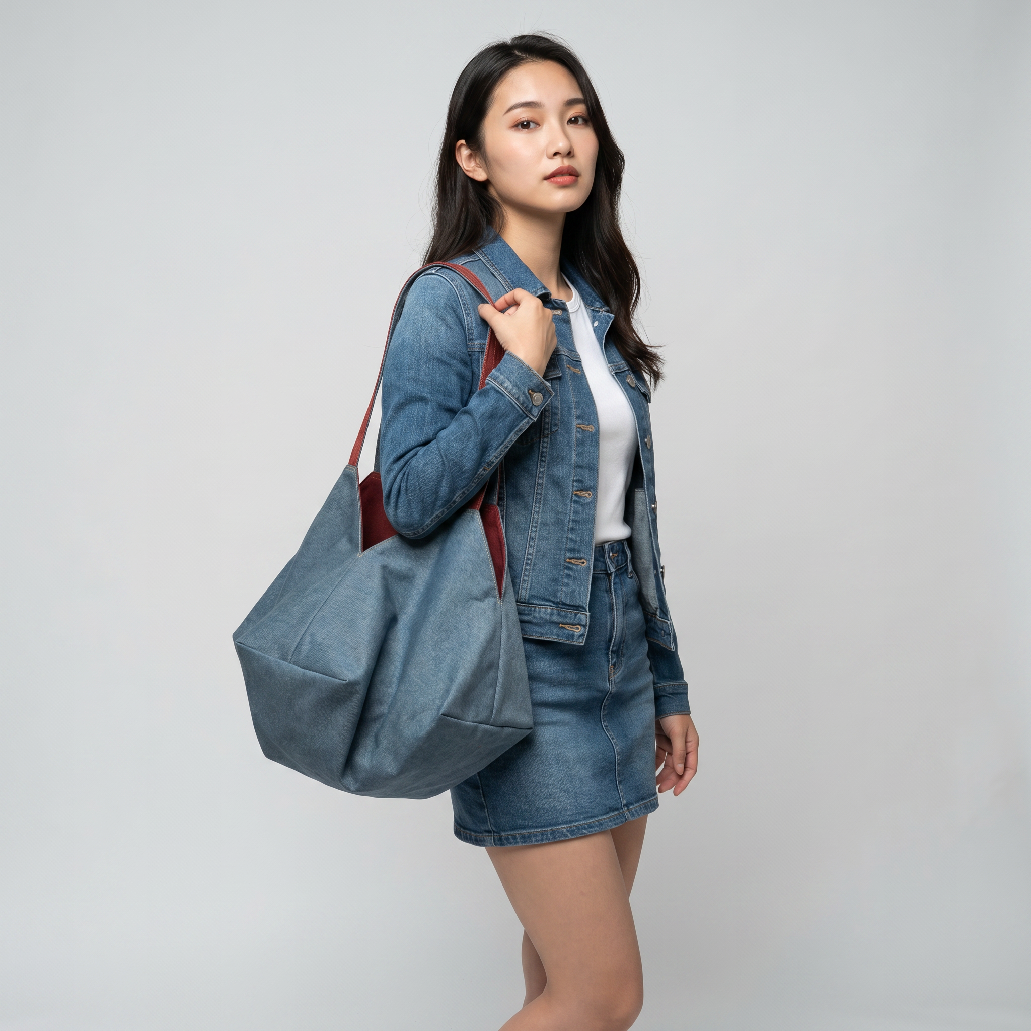 Origami Bag - Denim