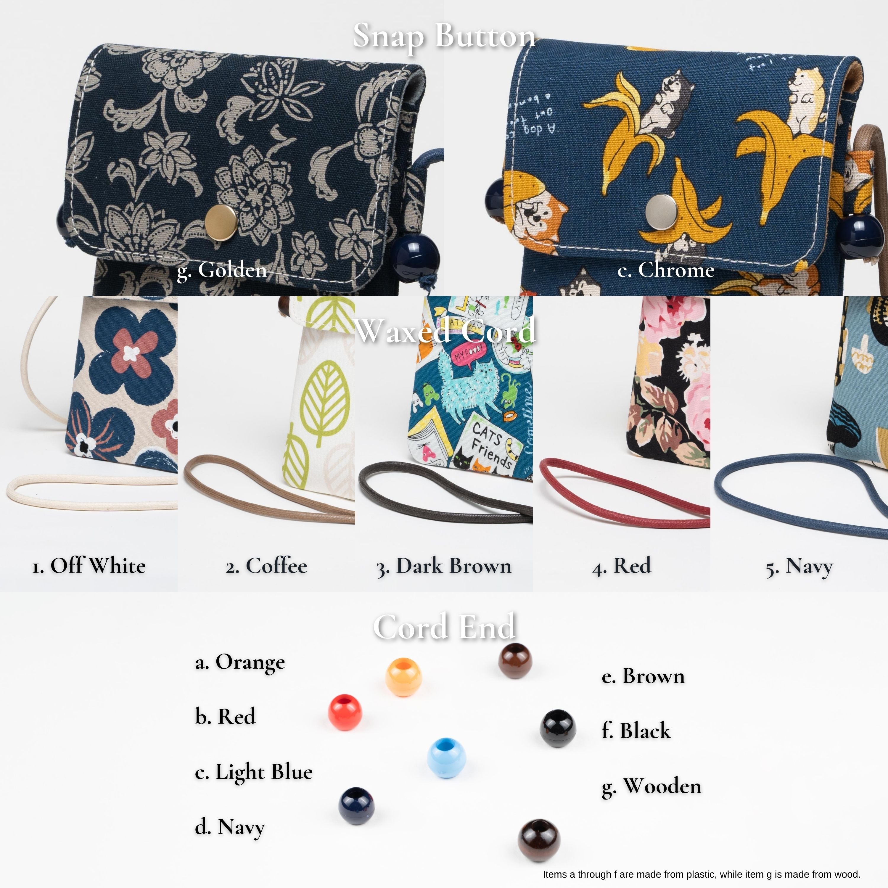 Phone Bag (Slim) - Cotton - Floral