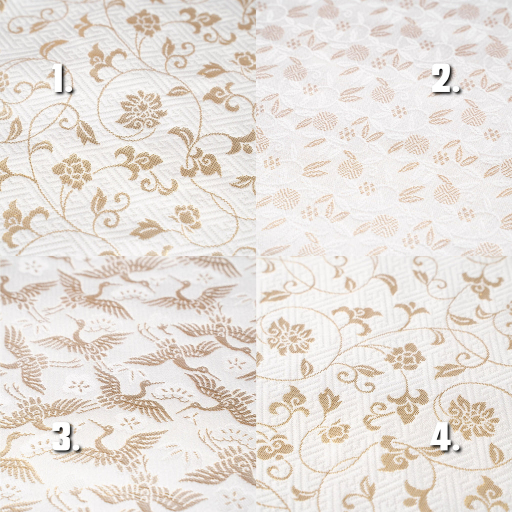 Kisslock Purse - Cotton - Golden Brocade