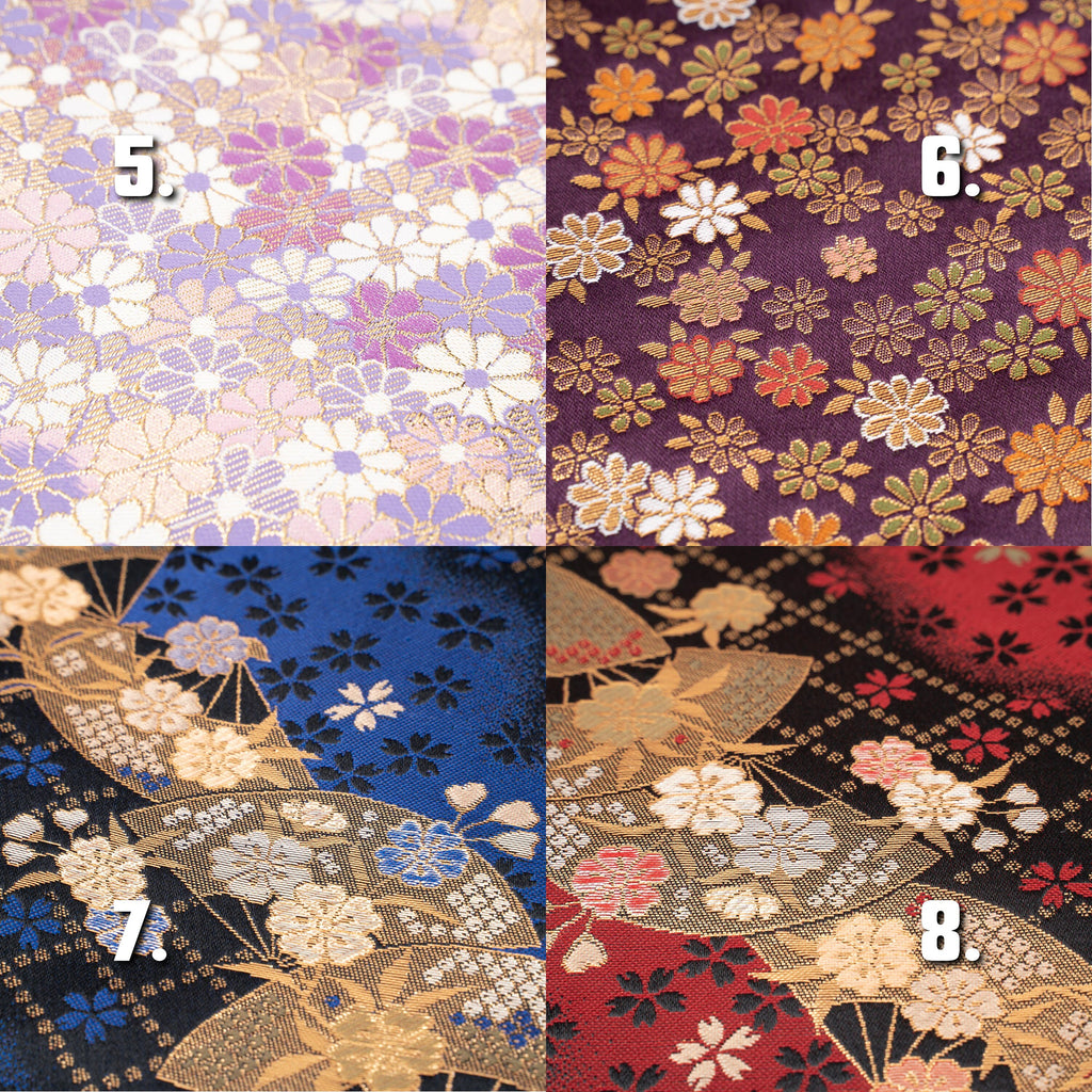 Kisslock Purse - Cotton - Golden Brocade