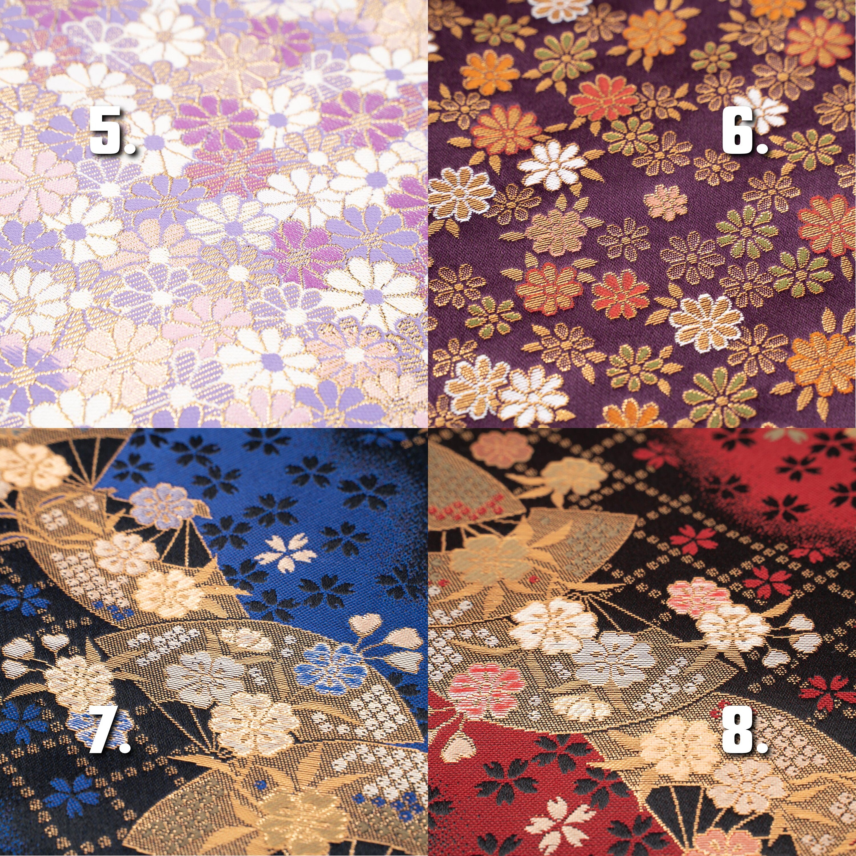 Kisslock Purse - Cotton - Golden Brocade