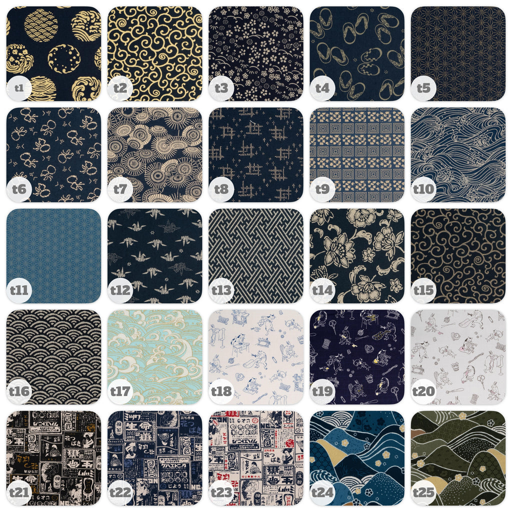 Wristlet Pouch - Cotton - Traditional Pattern