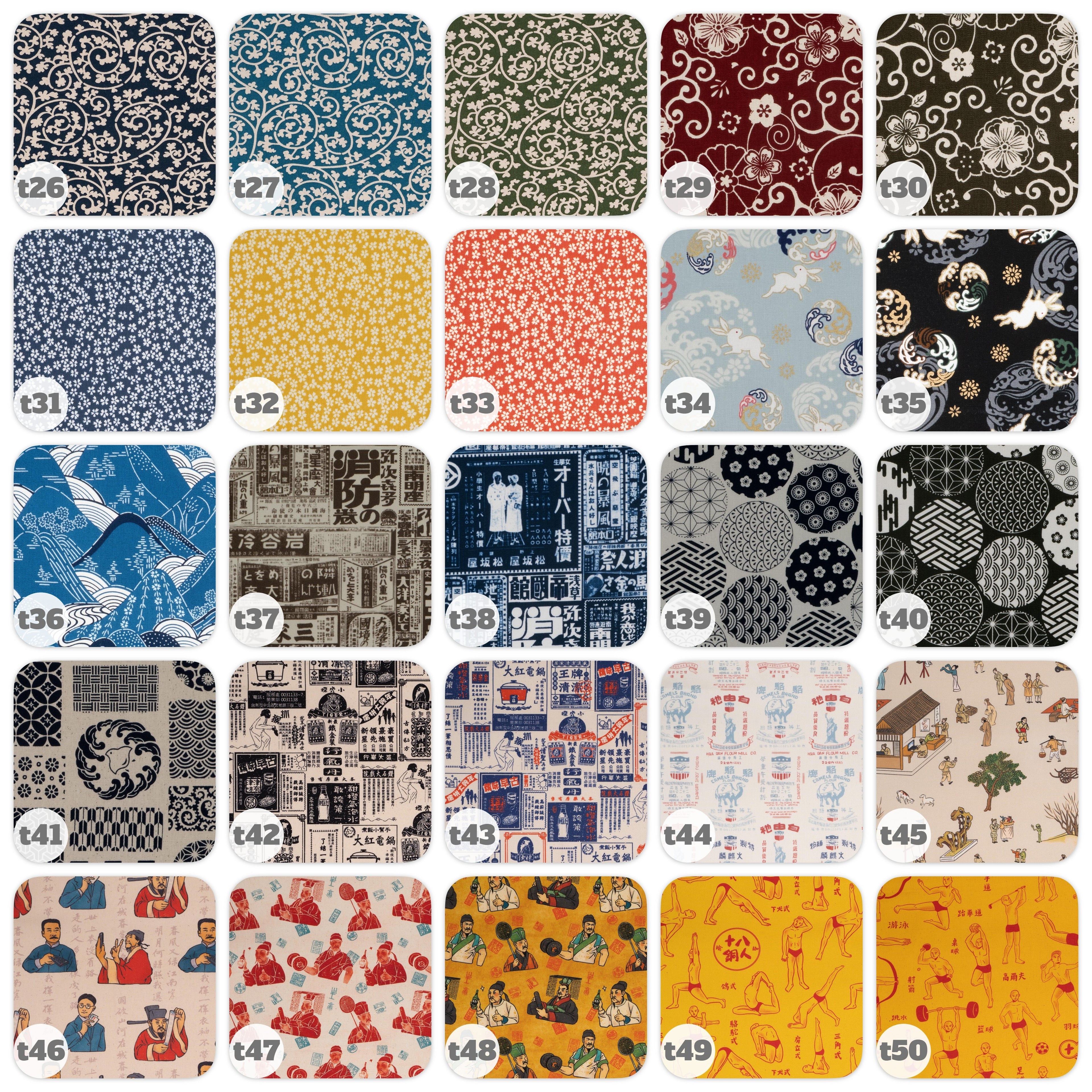 Passport Cover - Cotton - Traditional Pattern